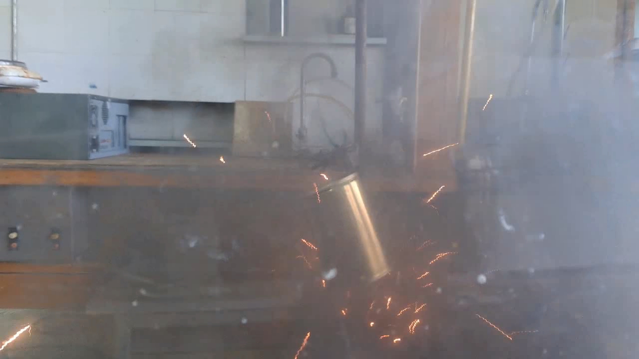 Explosion of HMTD after 12 Months of Storage