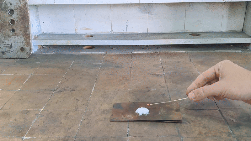 Flash of HMTD after 9 Months of Storage