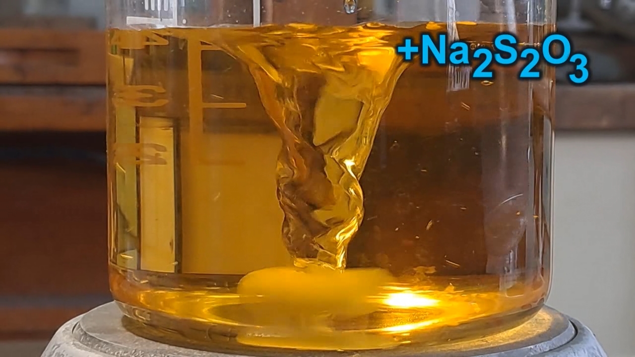 Reaction of Sodium Thiosulfate with Iron(III) Chloride