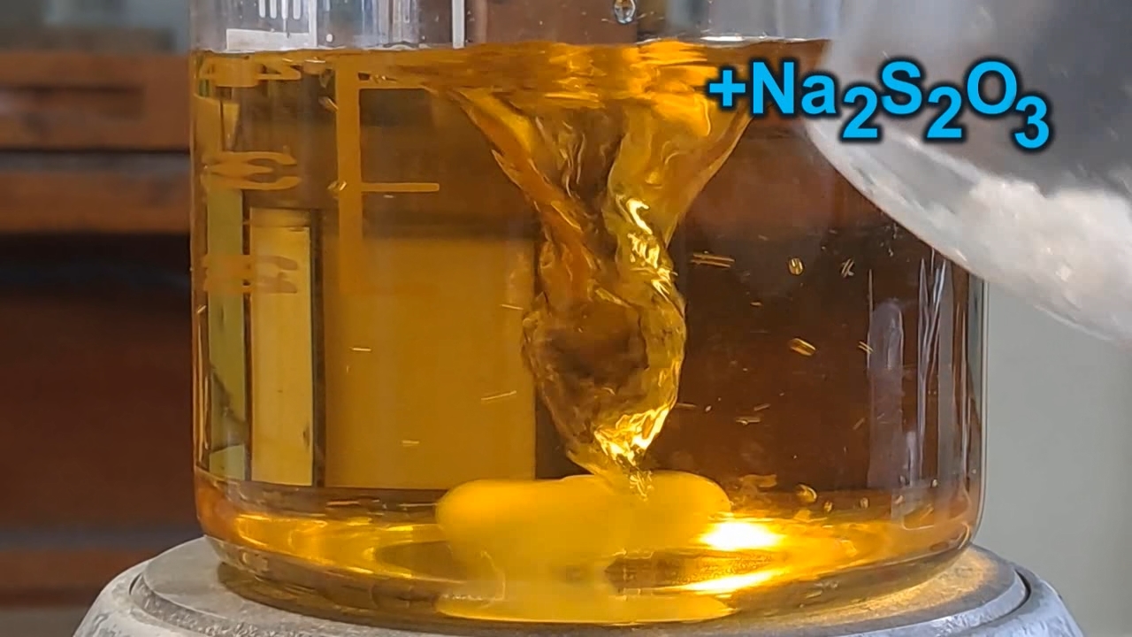 Reaction of Sodium Thiosulfate with Iron(III) Chloride
