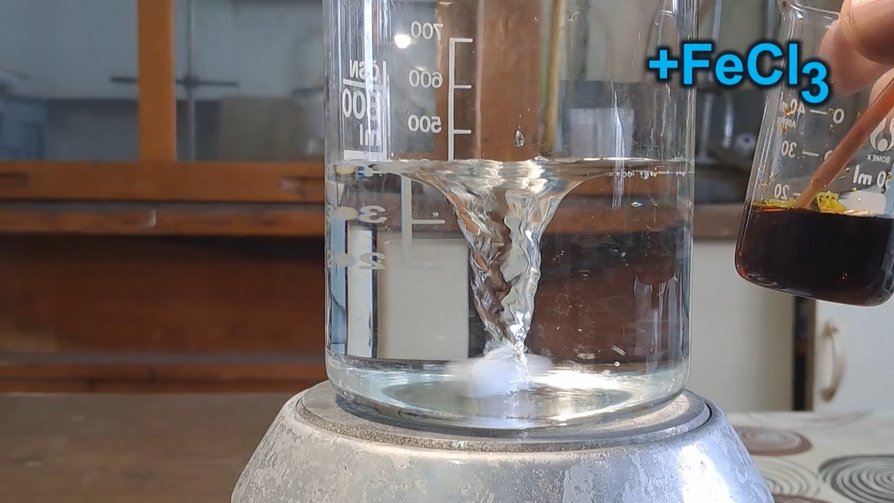 Reaction of Sodium Thiosulfate with Iron(III) Chloride