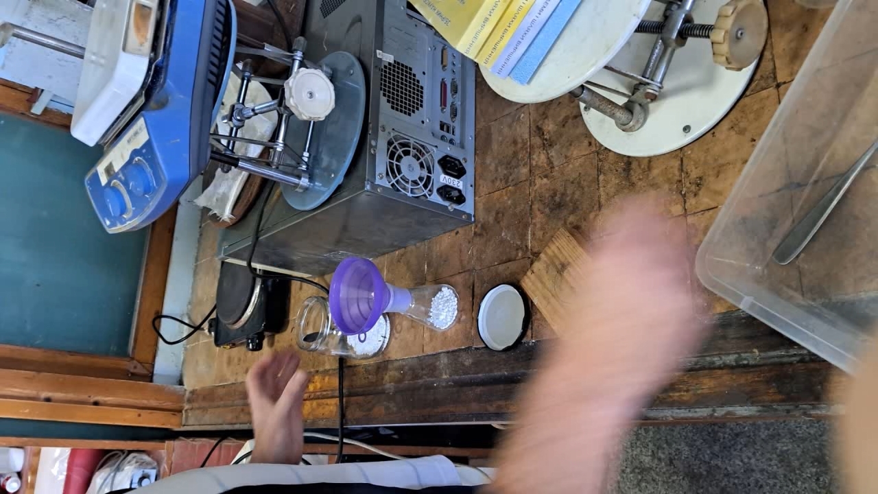 Distillation Tritiated Water from Calcium Chloride