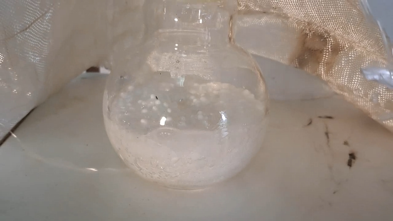 Distillation Tritiated Water from Calcium Chloride