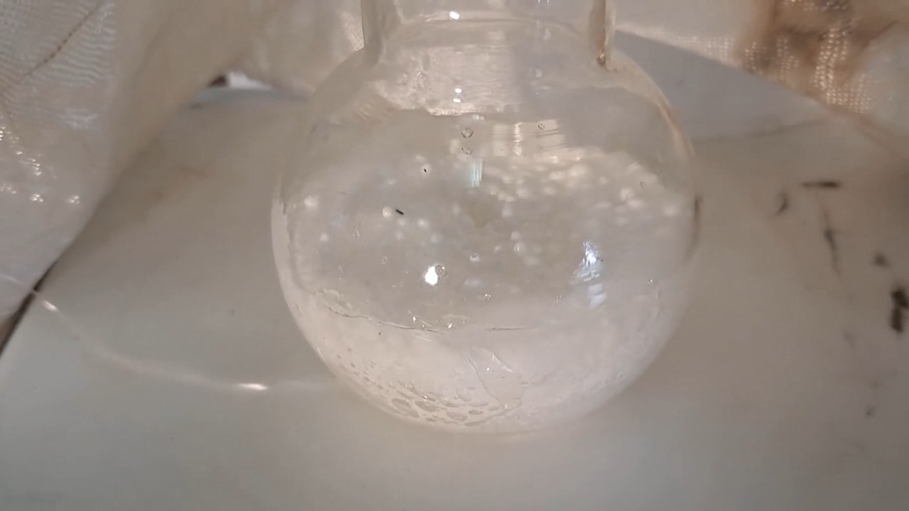 Distillation Tritiated Water from Calcium Chloride