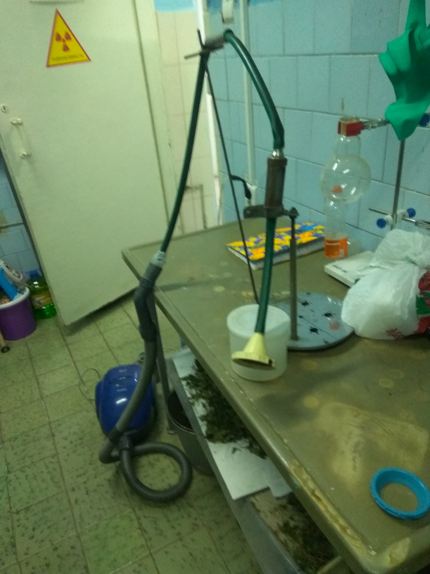 Work with radioactive waste