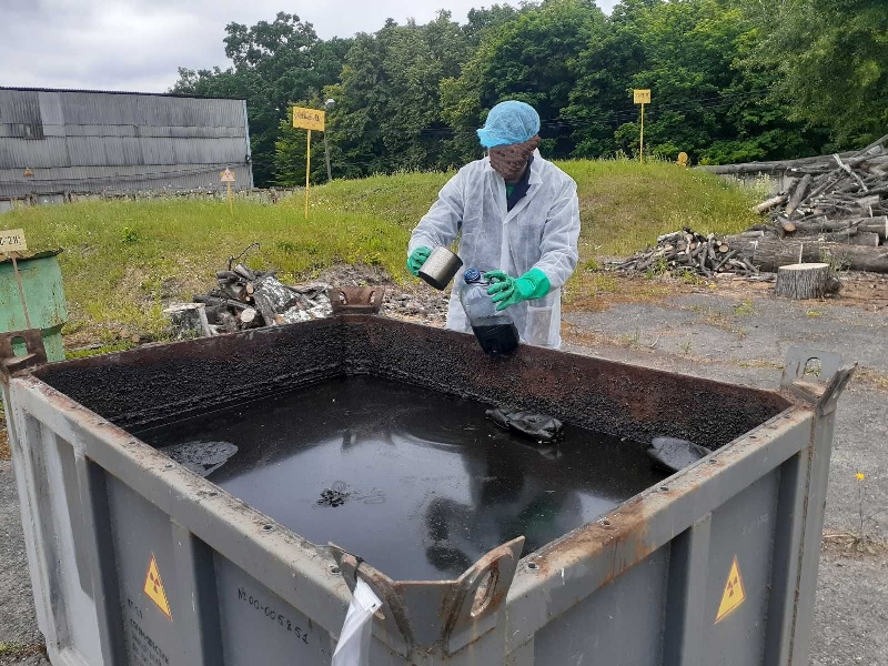 Work with radioactive waste