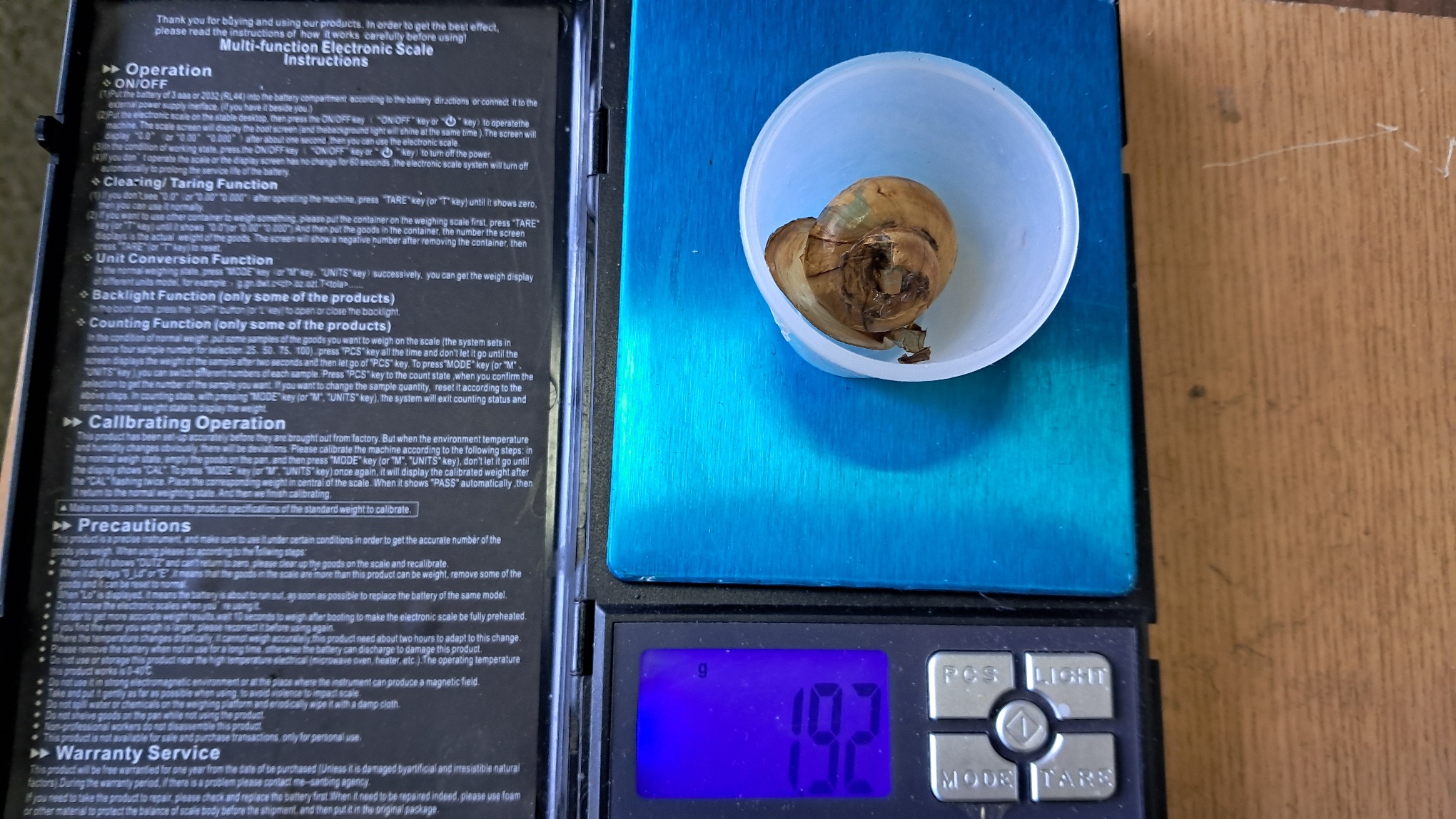 Disodium Salt of EDTA and Mollusk Shells