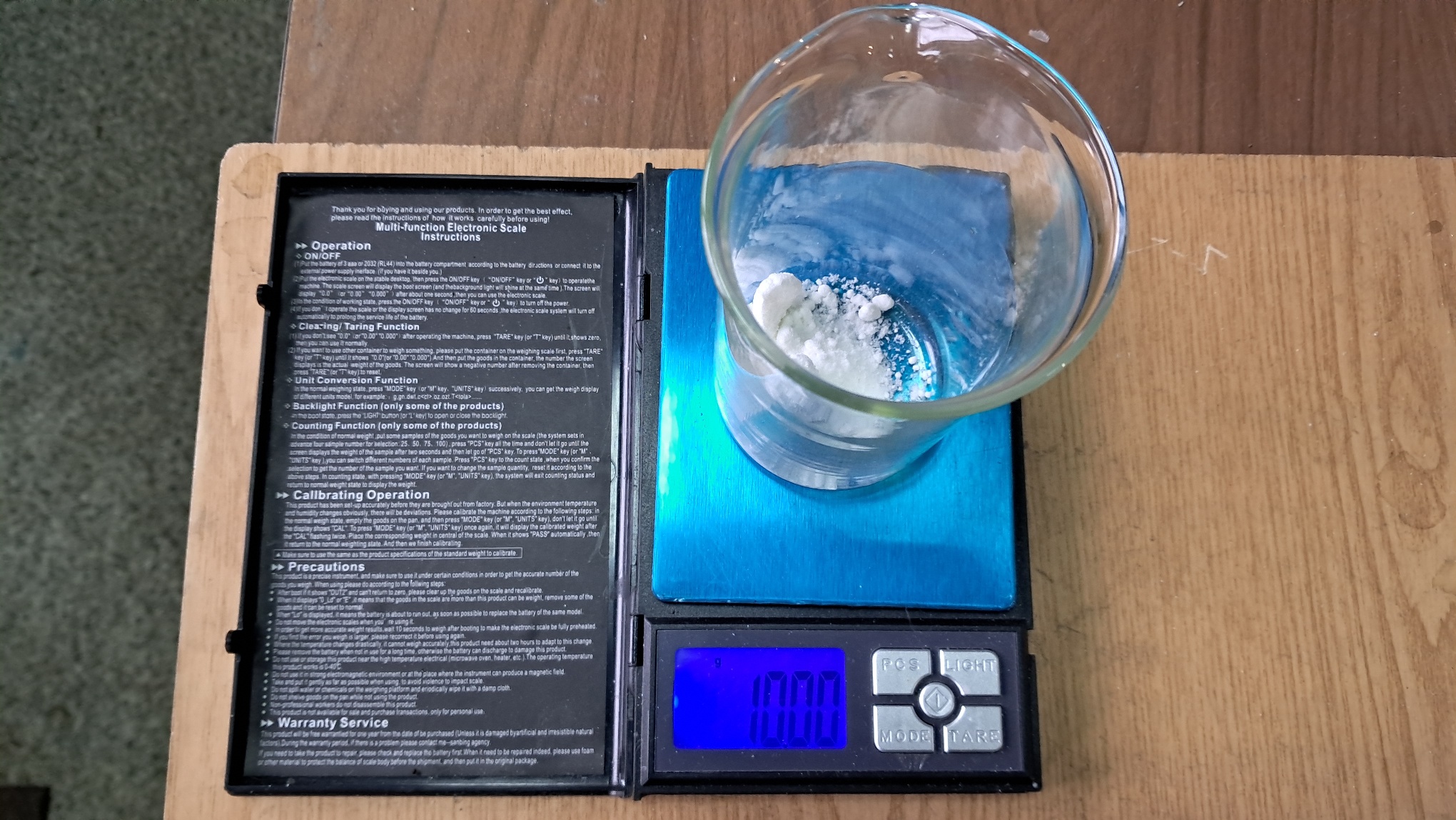 Synthesis of iron (III) benzoate