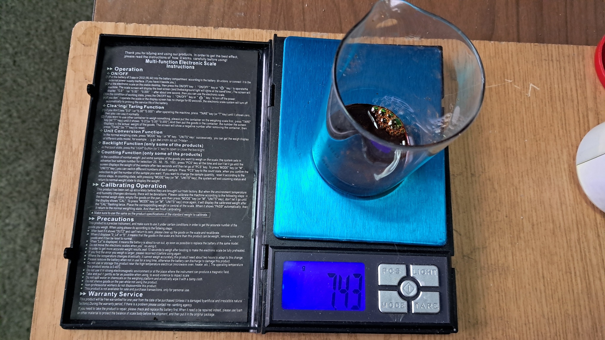 Synthesis of iron (III) benzoate