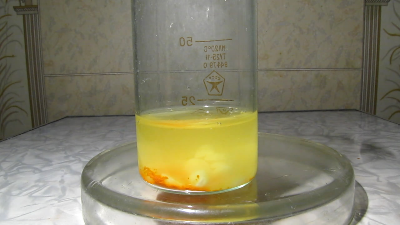        . Reduction of dichromate (VI) ions with aluminum and potassium hydroxide