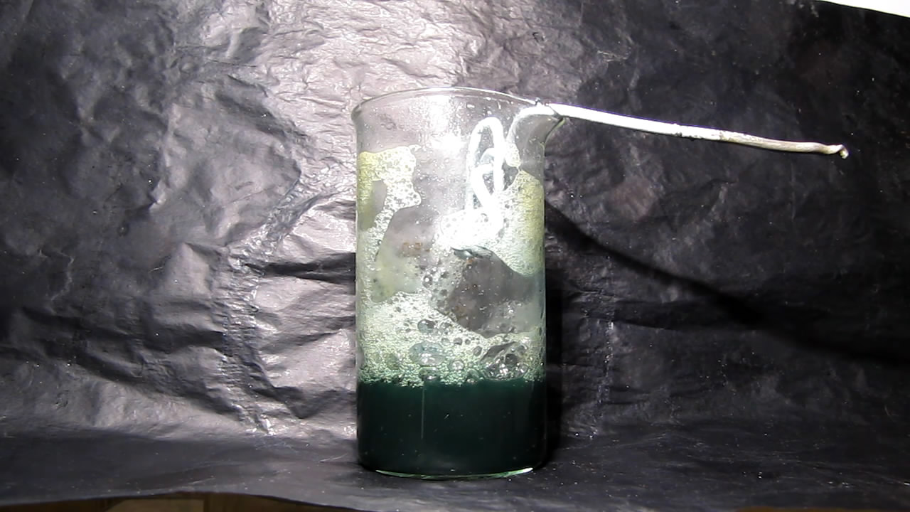        . Reduction of dichromate (VI) ions with aluminum and potassium hydroxide