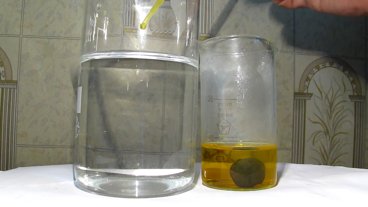    . Iron ore pellet and hydrochloric acid