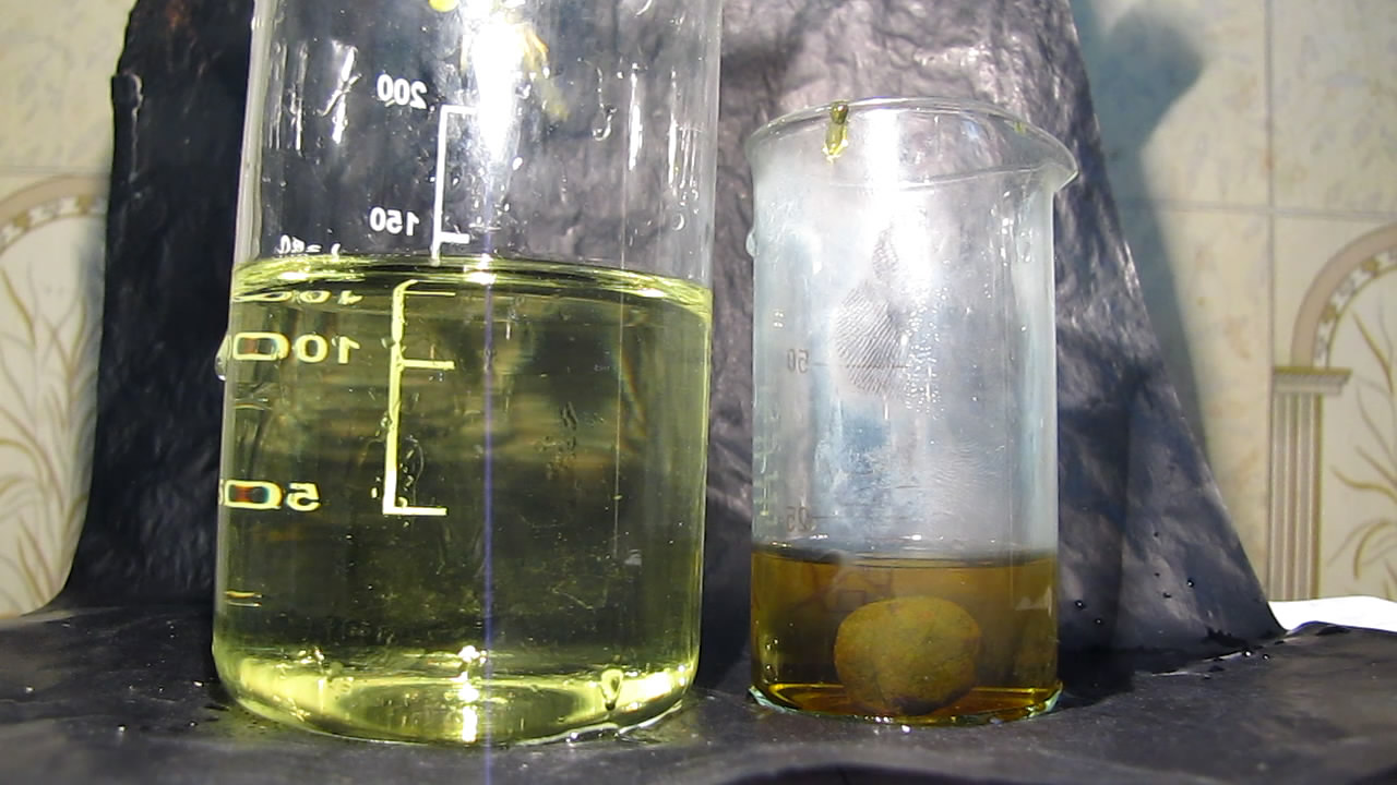    . Iron ore pellet and hydrochloric acid