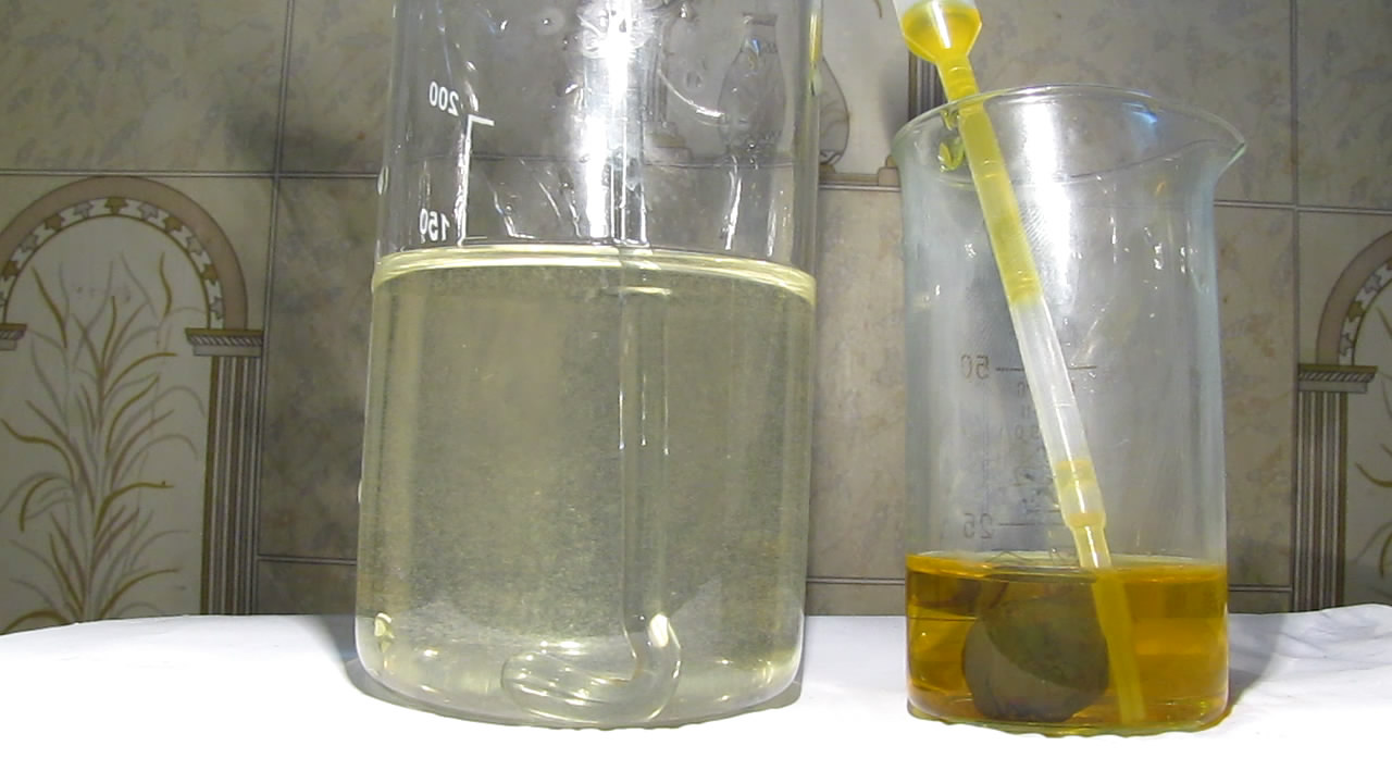    . Iron ore pellet and hydrochloric acid