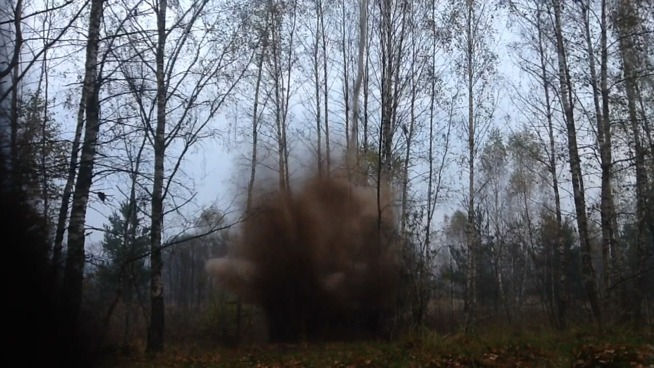  :   - .  #7. Explosion of mixture: ammonium nitrate - rosin. Experiment #7