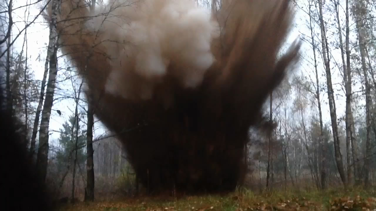  :   - .  #7. Explosion of mixture: ammonium nitrate - rosin. Experiment #7