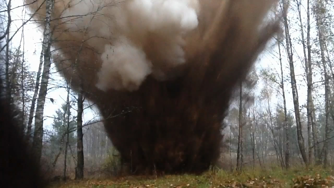  :   - .  #7. Explosion of mixture: ammonium nitrate - rosin. Experiment #7