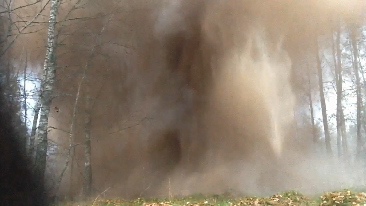  :   - .  #7. Explosion of mixture: ammonium nitrate - rosin. Experiment #7