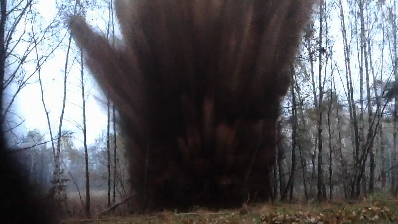  :   - .  #8. Explosion of mixture: ammonium nitrate - sulfur. Experiment #8