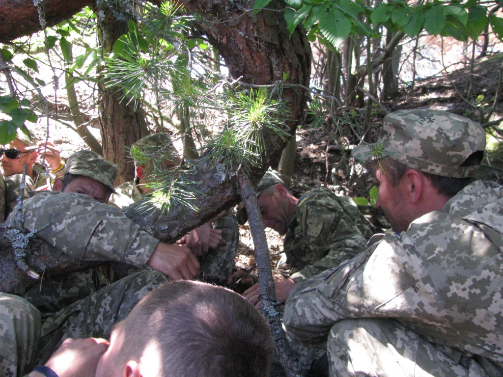    (). Unexploded mortar round (destruction)