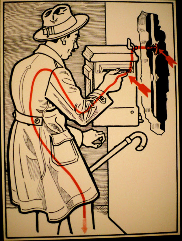   1931 ,  ,        . These diagrams from 1931 illustrate some ways to die of electrocution