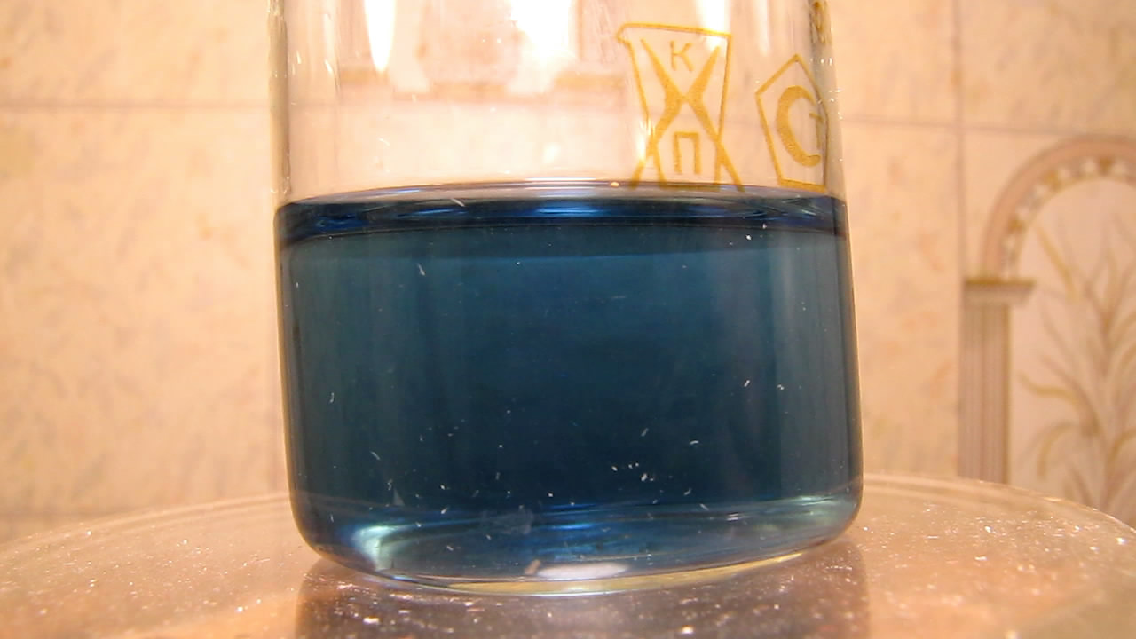 Молибденовая синь, гидроксид лития и алюминий. Molybdenum blue, lithium hydroxide and aluminium