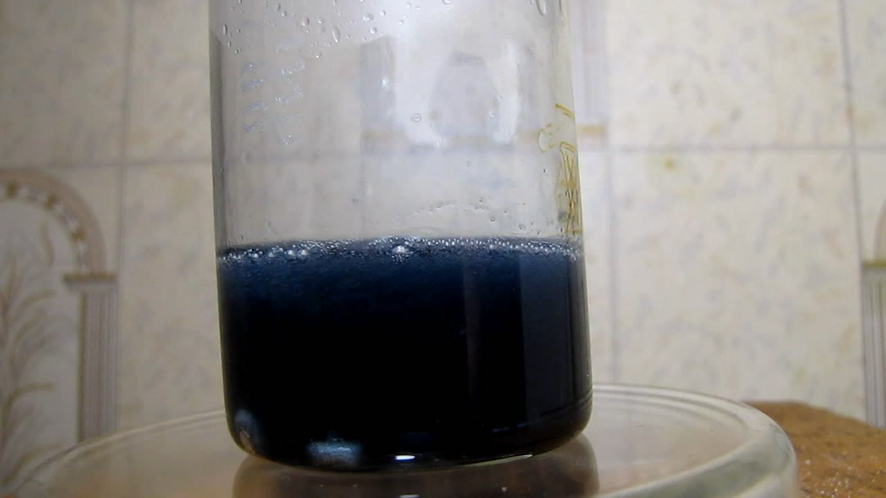 Молибденовая синь, соляная кислота, цинк. Molybdenum blue, hydrochloric acid, zinc