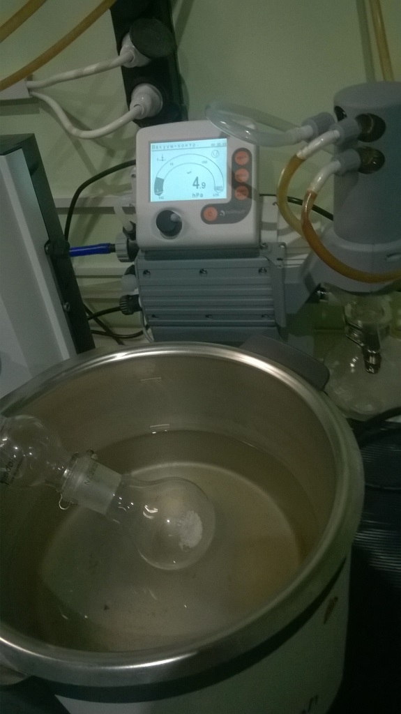     . Rotary evaporator and zinc chloride