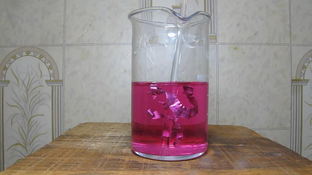    . Reaction of magnesium with water