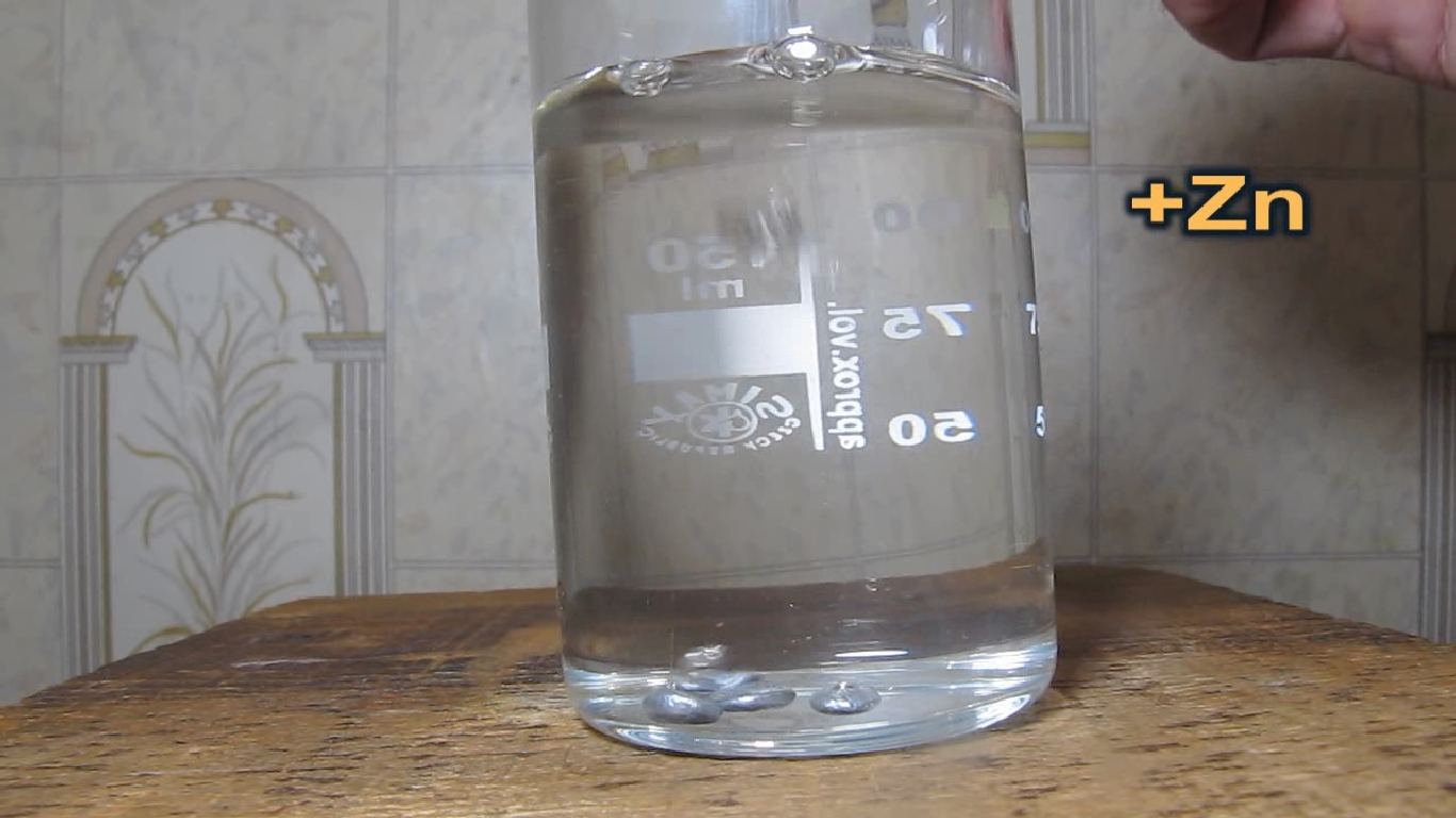 Лимонная кислота, хлорид натрия и цинк. Citric acid, sodium chloride and zinc