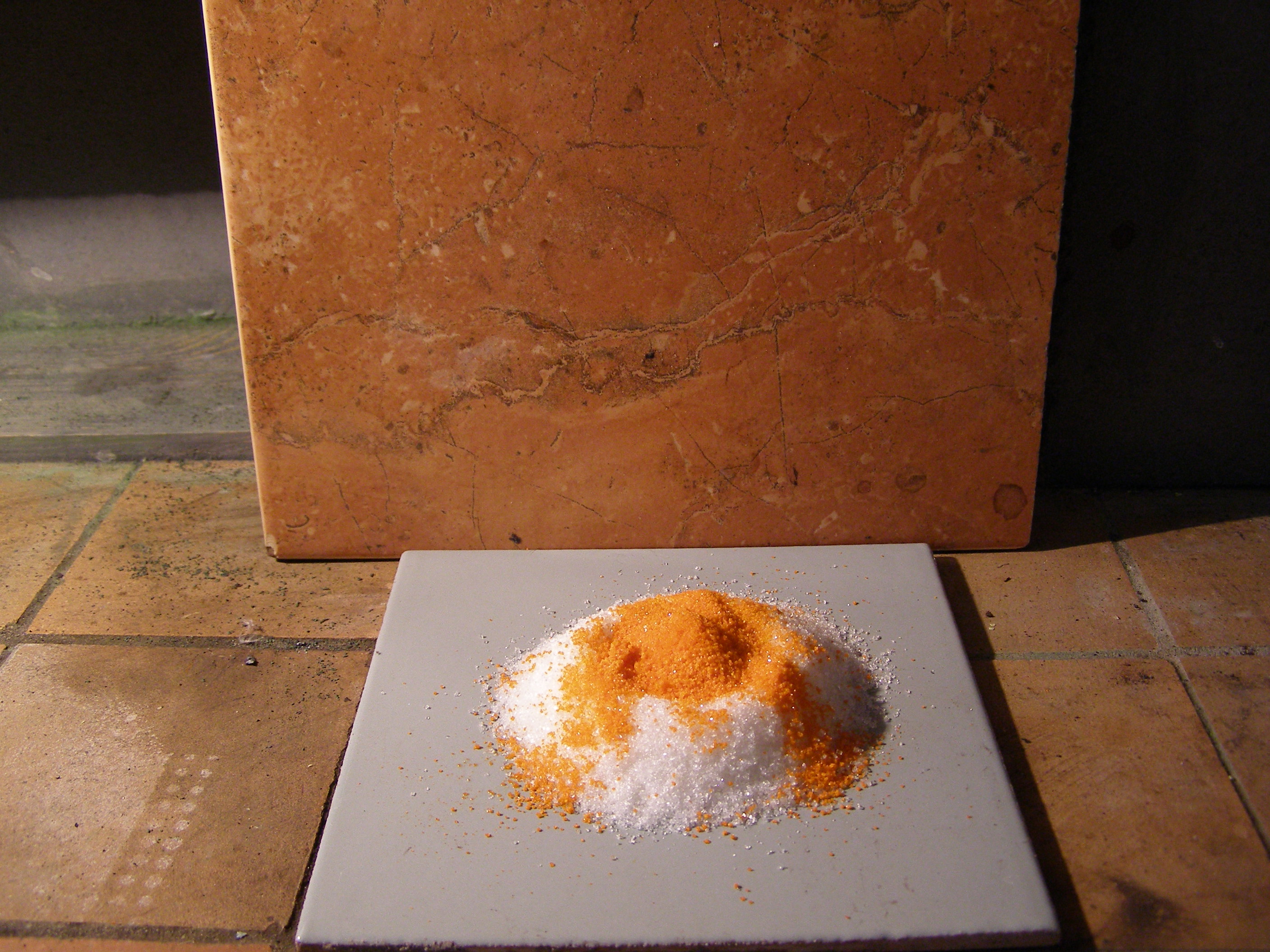   (   ) / Chemical Volcano (Ammonium Dichromate and Sugar)