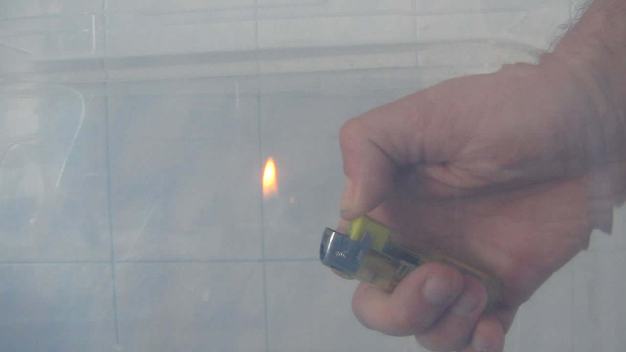    (). Argon extinguishes fire (lighter)