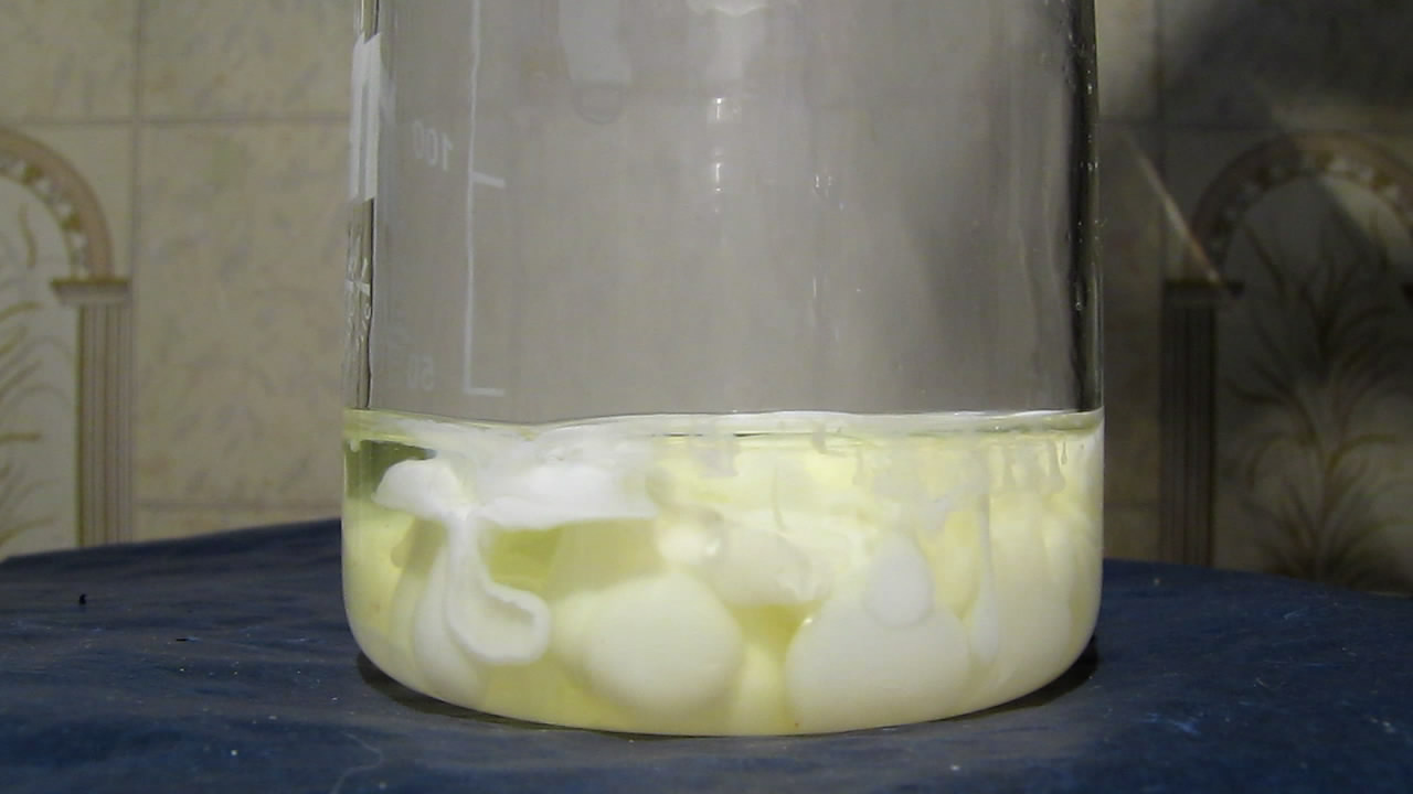      . Egg white and nitric acid