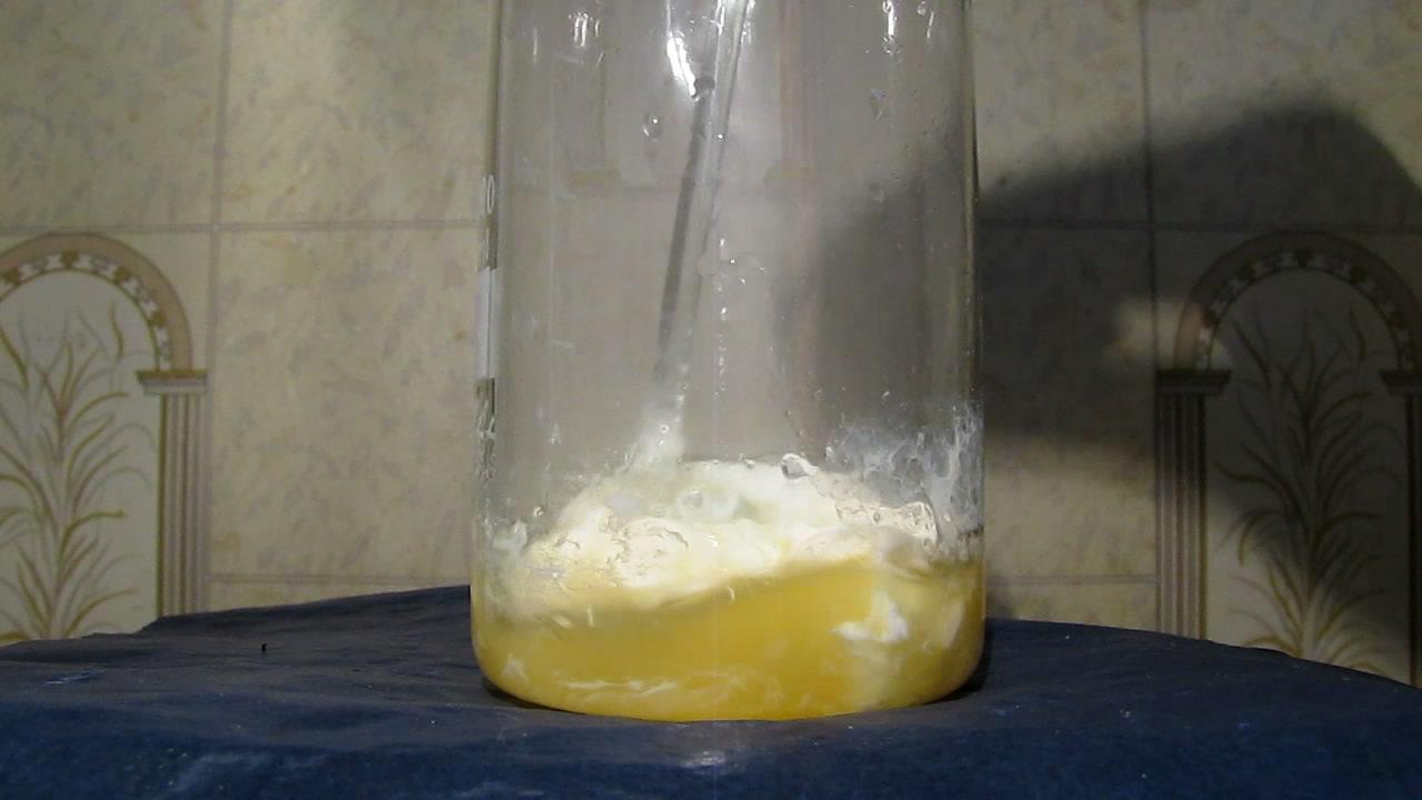      . Egg white and nitric acid