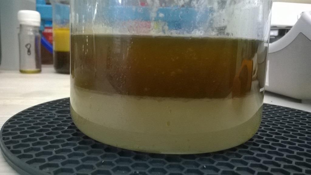     . Sunflower oil and sulfuric acid