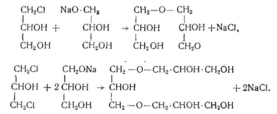 ,   ;    Triglycerol, tetraglycerol and polyglycerol; ethylene glycol and polyglycols...