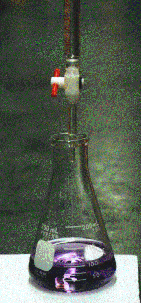 The titration of hardness with EDTA using Eriochrome Black T as an indicator