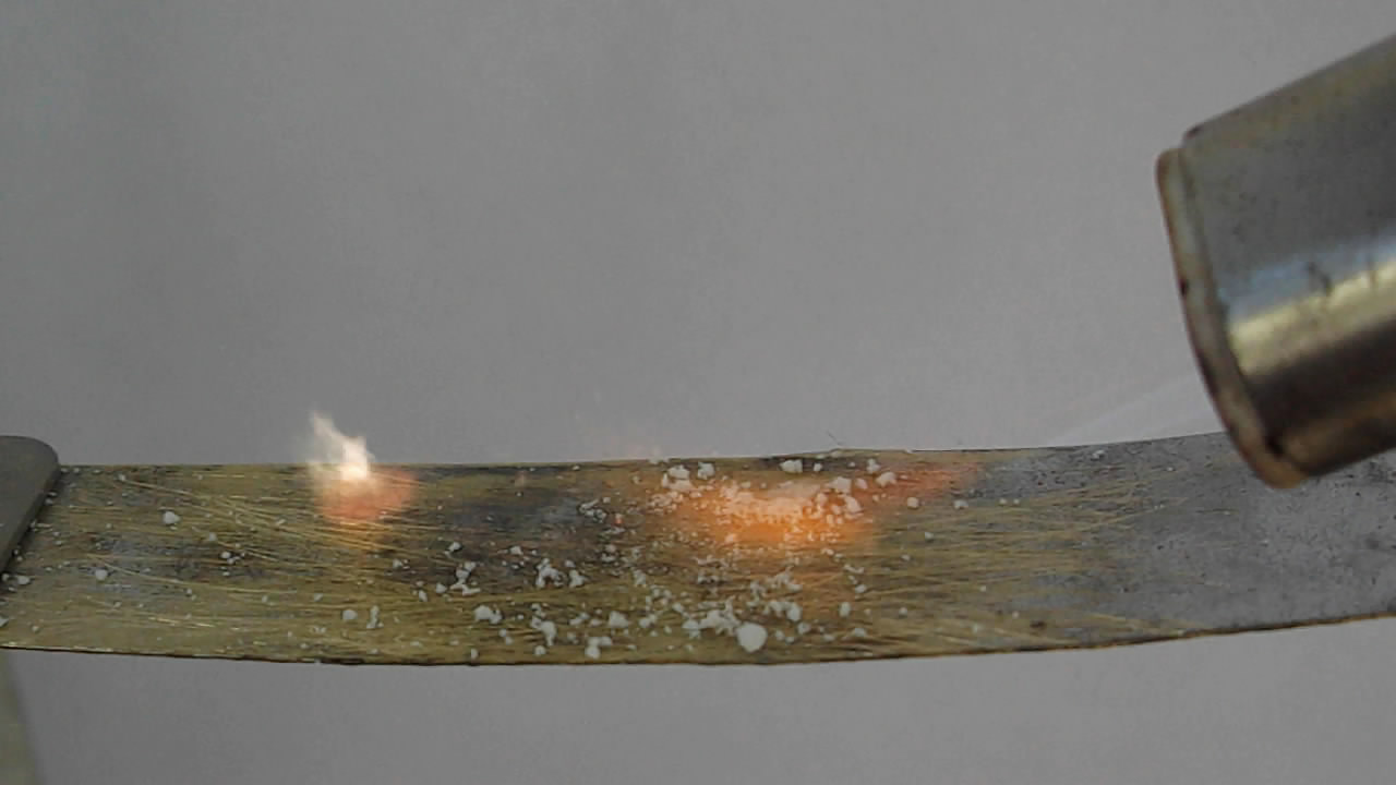 Lithium azide decomposition.   