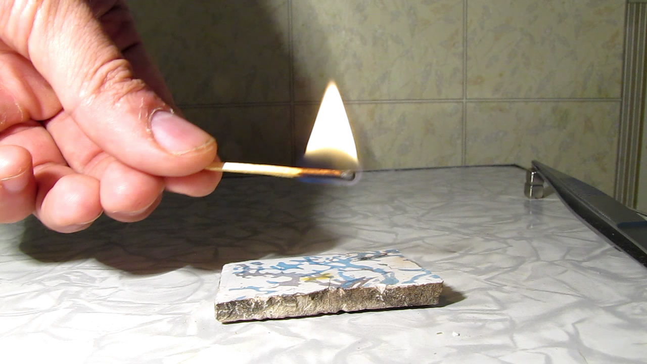   . Matches and neodymium magnet