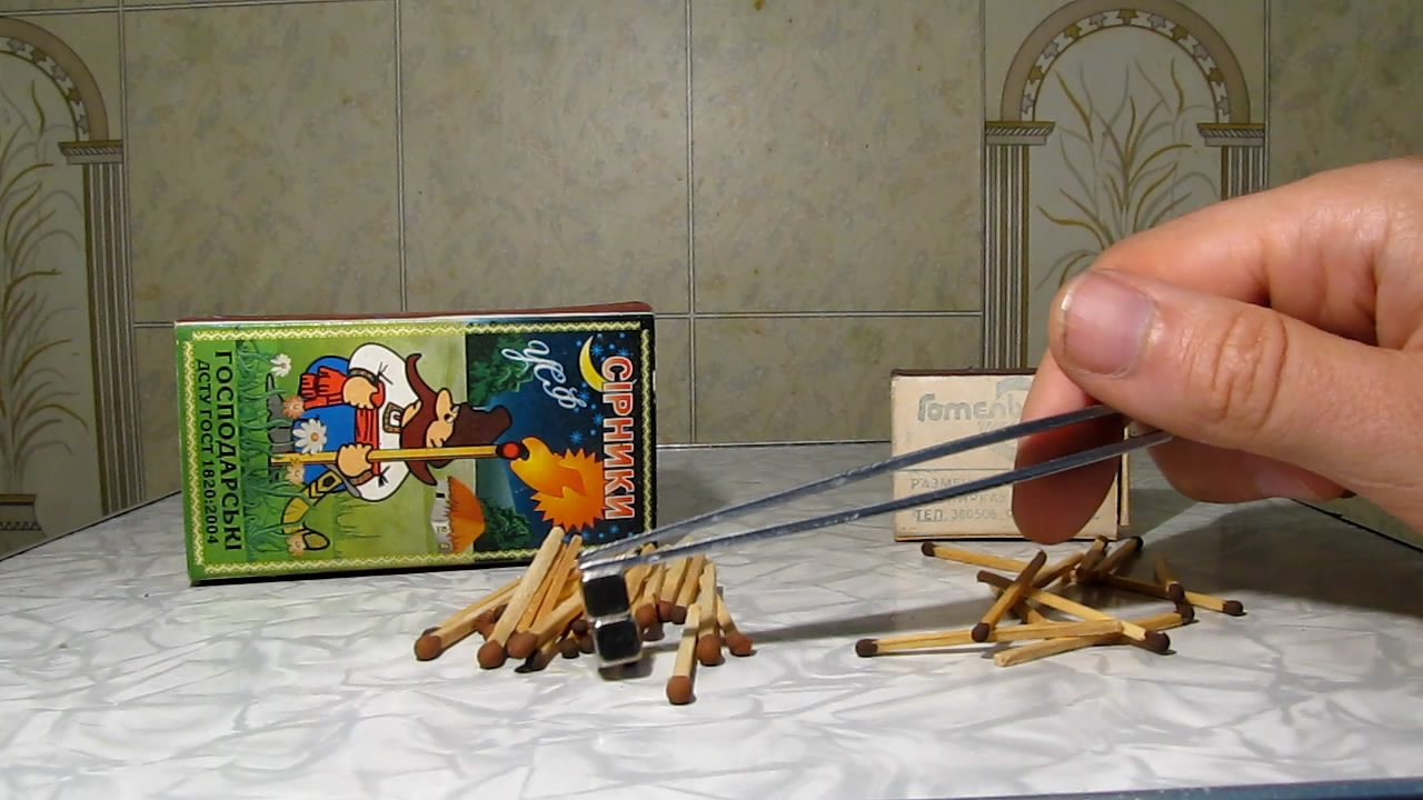  (  )   . Matches (new and old) and neodymium magnet