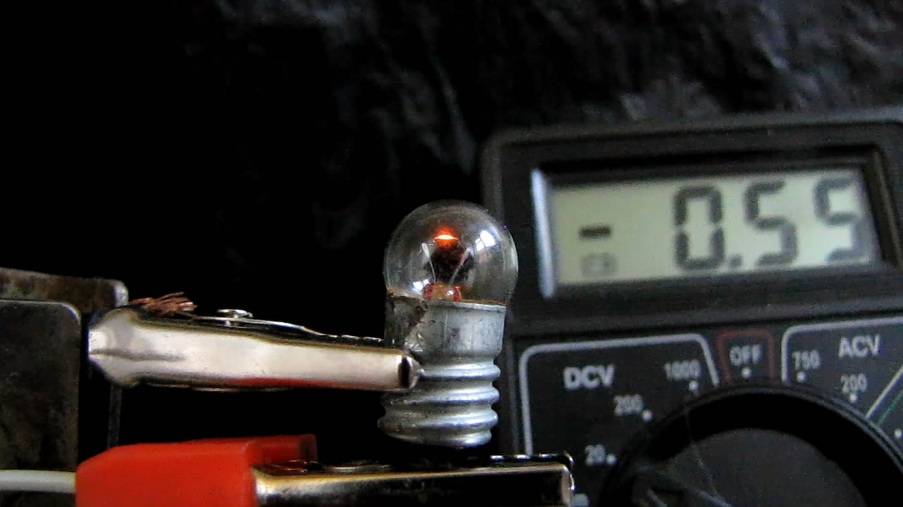    3.5       220 . 3.5-volt incandescent lamp was plugged into mains with voltage of 220 V (AC)