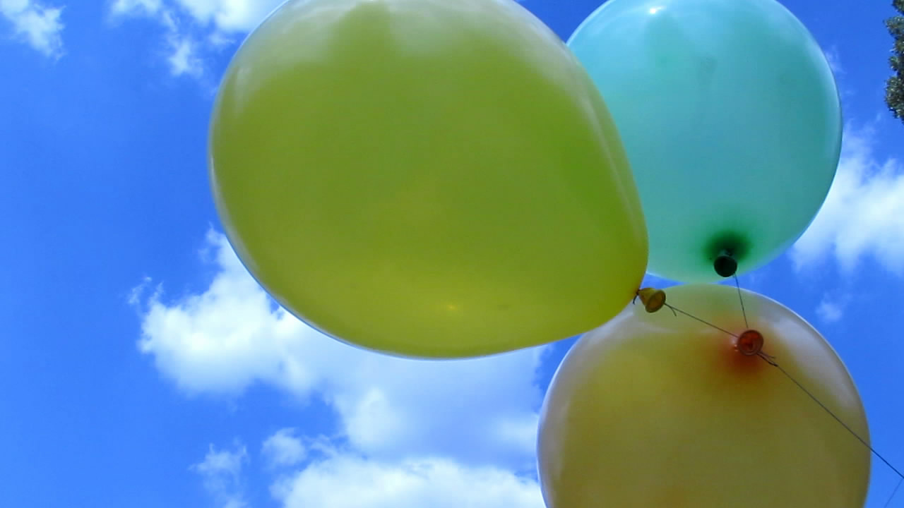 Воздушные шарики с метаном