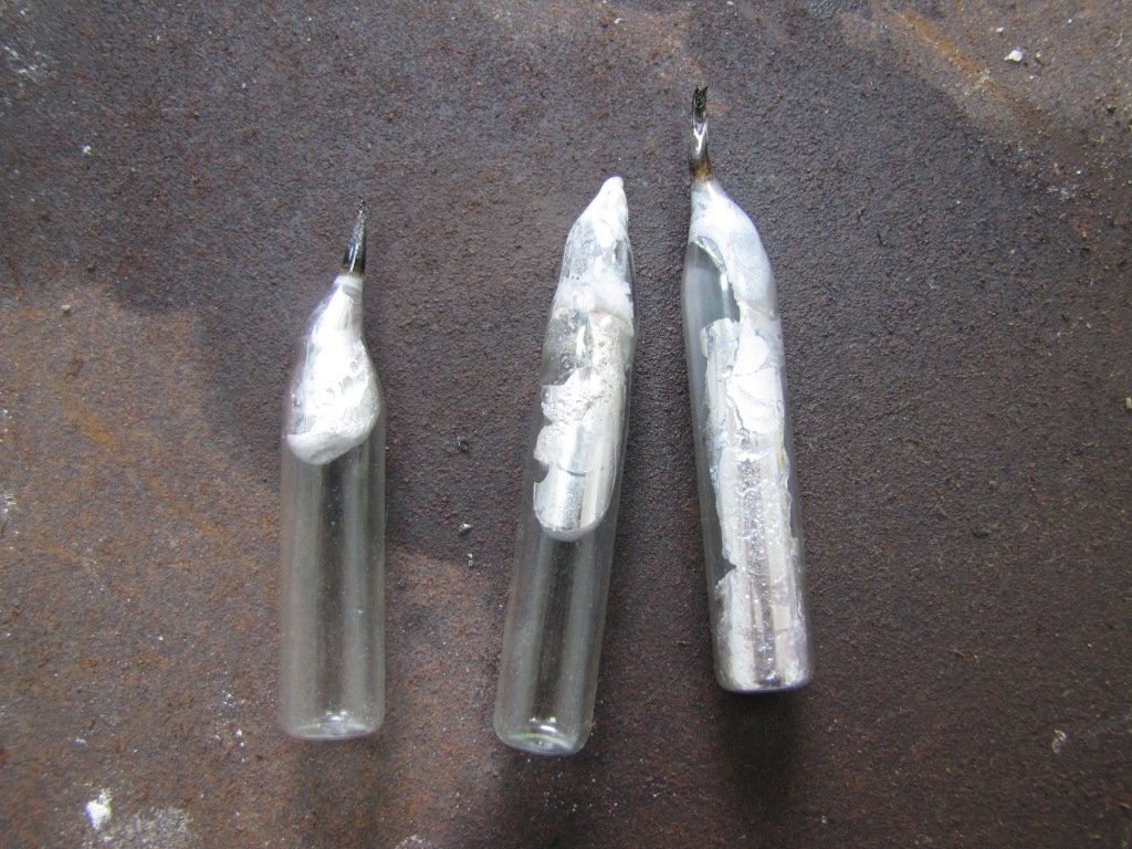     ( ). Ampoules with metallic sodium (failed experiment)