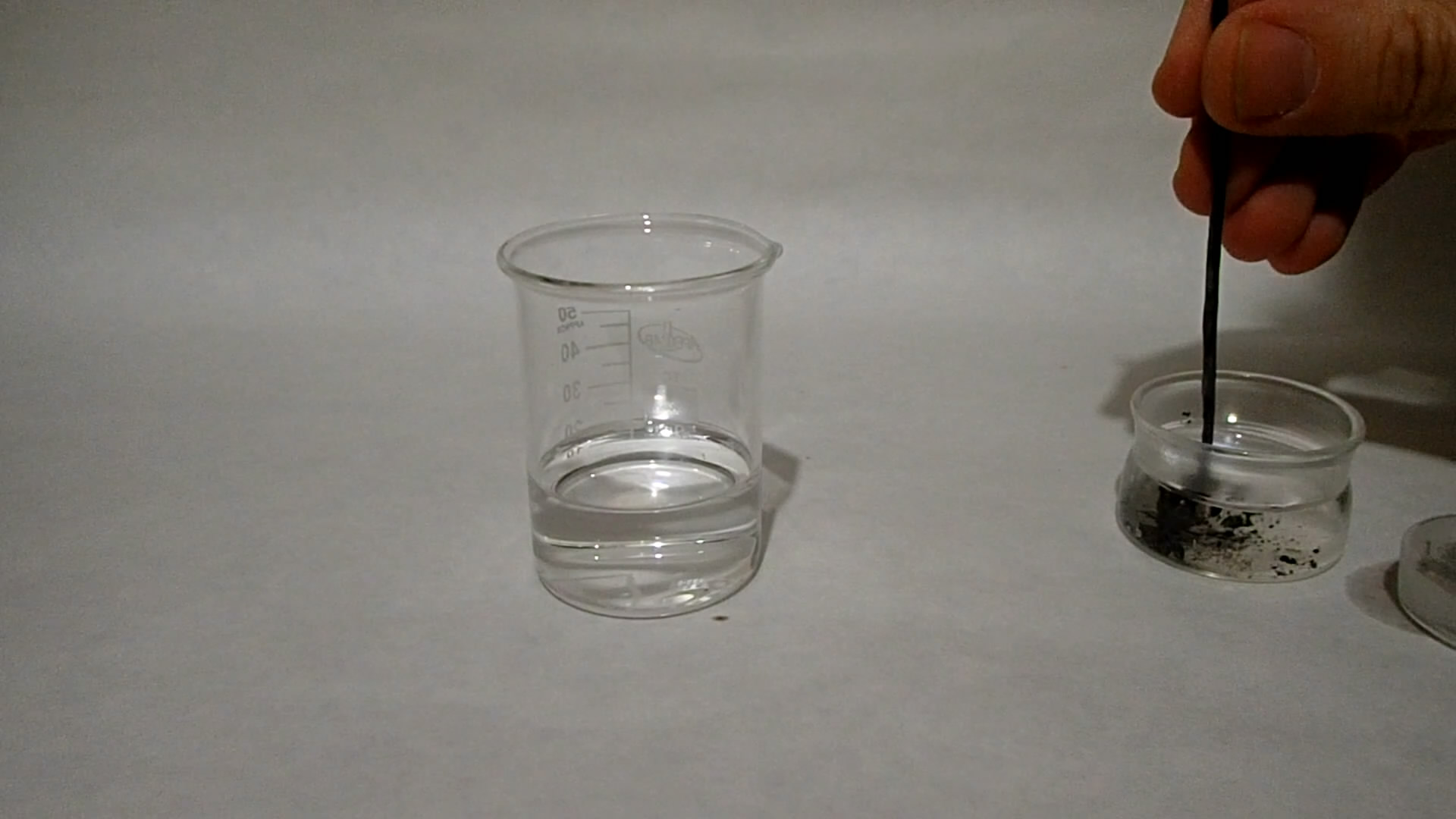 Metallic caesium. Caesium in air. Caesium and water. Caesium and ethanol.  .    ().   .   