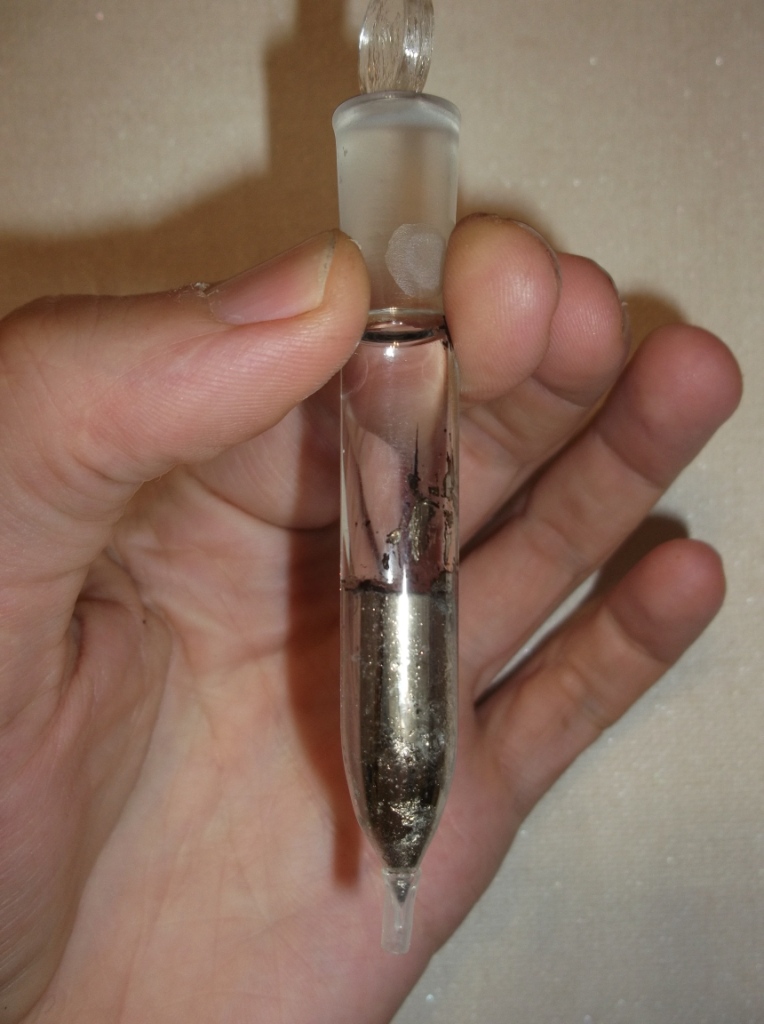      . Simple method of metallic caesium preparation
