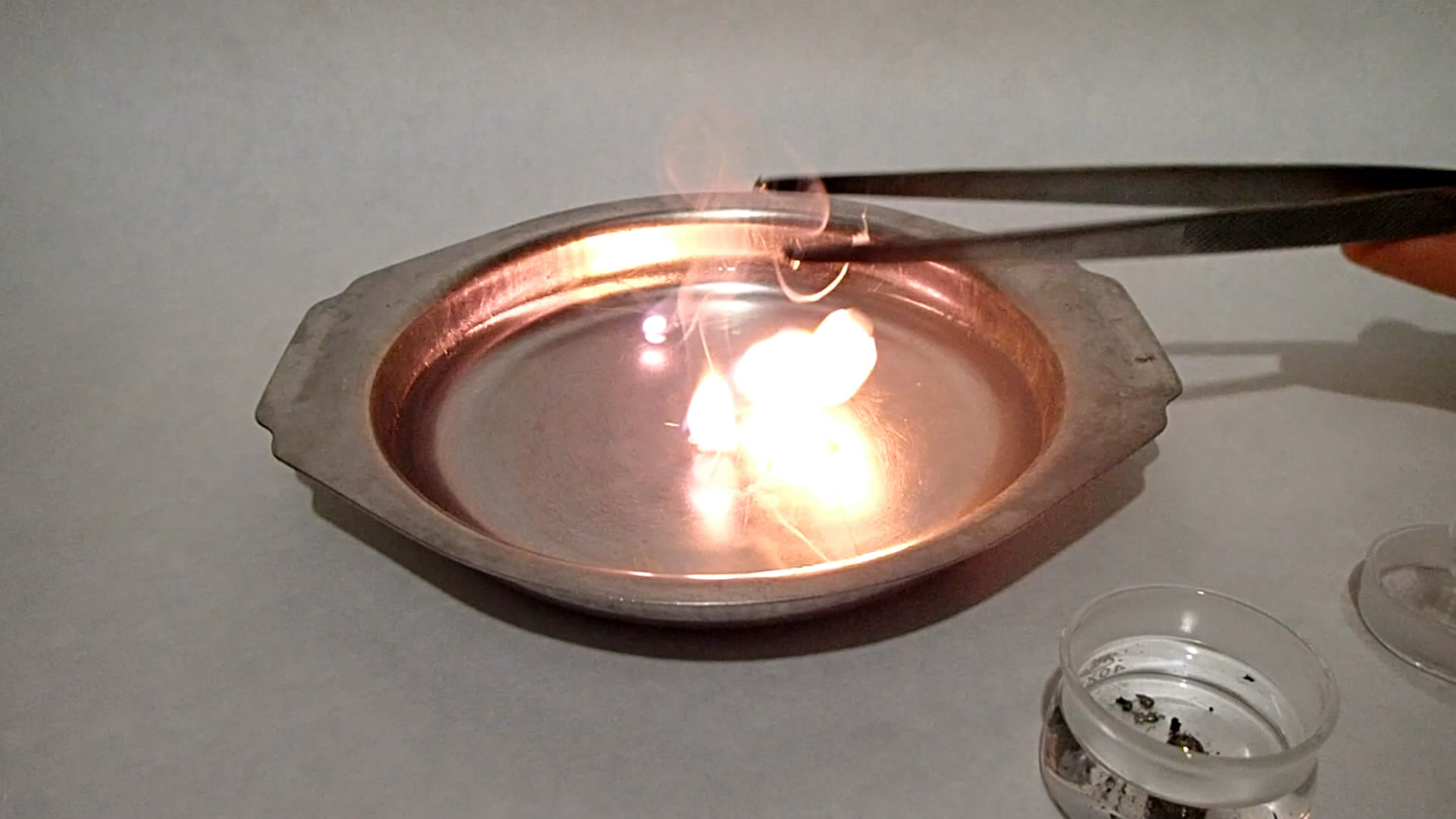 caesium reaction with water