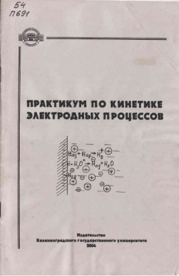 Полюдова В. П. - Практикум по кинетике электродных процессов.png