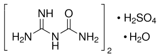 N-Guanylurea sulphate hydrate.png