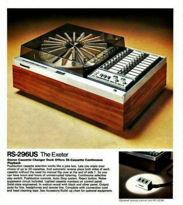 20-кассетный карусельный чейнджер от Panasonic. 1972 г..jpg